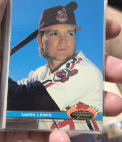 1991 Topps Stadium Club #492 Mark Lewis — front