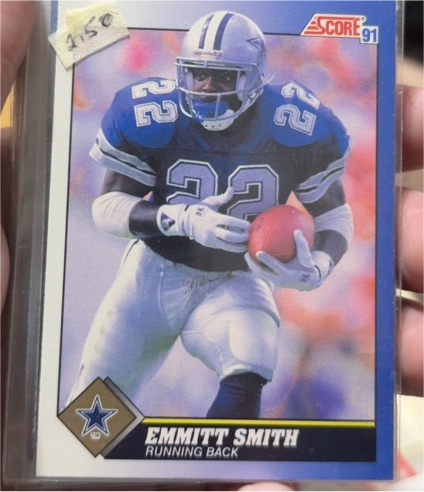 1991 Score #15 Emmitt Smith — front