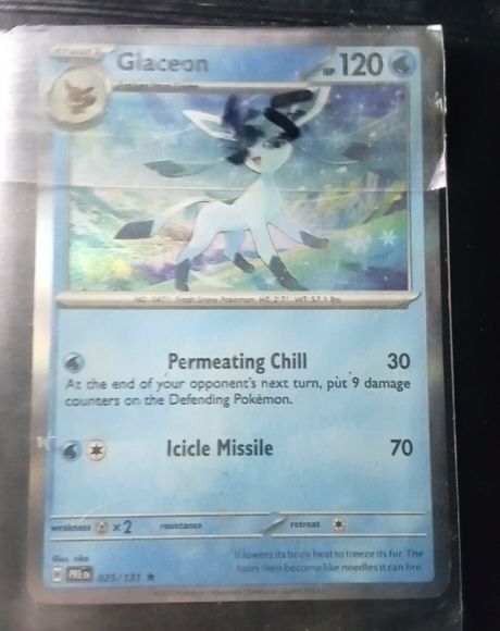 2025 Pokémon SV: Prismatic Evolutions #025 Glaceon — front