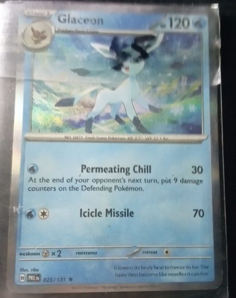 2024 Pokémon SV: Prismatic Evolutions #025 Glaceon — front