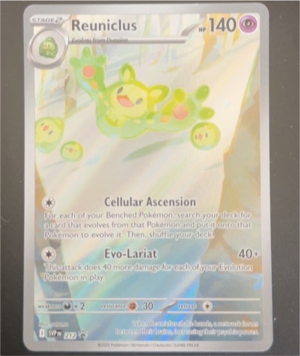 2025 Pokémon TCG Scarlet & Violet Promo #212 Reuniclus — front