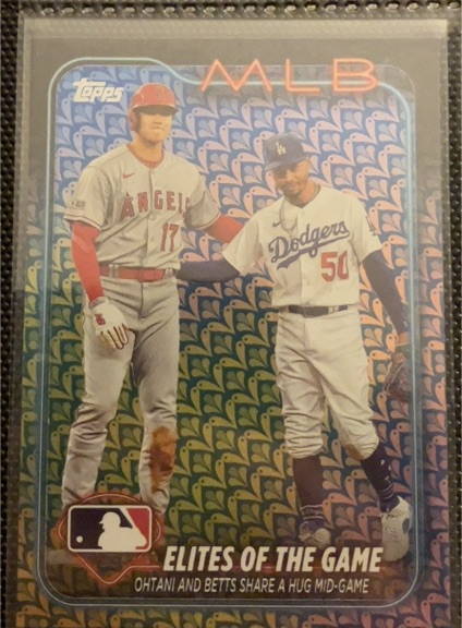 2024 Topps #138 Elites of the Game Shohei Ohtani and Mookie Betts — front