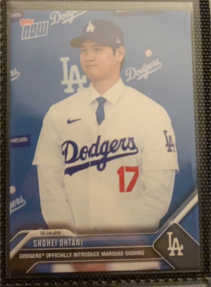 2023 Topps Now #OS-23 Shohei Ohtani — front