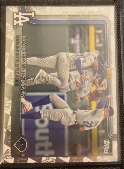 2025 Topps #255 Dodgers Swagger: Winning With Style Again Andy Pages — front