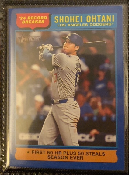 2025 Topps Heritage #1 Shohei Ohtani Record Breaker — front