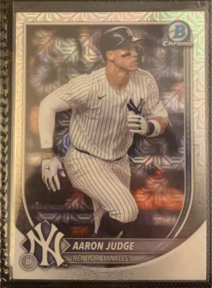 2025 Bowman Chrome #99 Aaron Judge — front