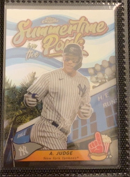 2024 Topps Chrome #SITP-3 Aaron Judge Summertime in the Park — front