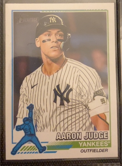 2025 Topps Heritage #76R-14 Aaron Judge 1976 Redefined — front
