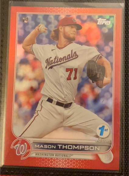 2022 Topps 1st Edition #38 Mason Thompson — front