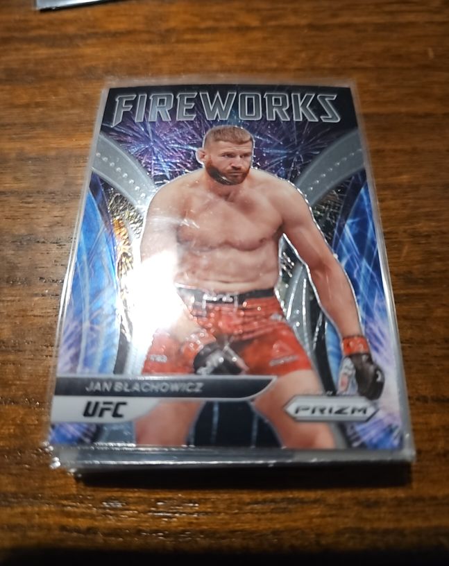 2022 Panini Prizm UFC Fireworks #19 Jan Blachowicz — front
