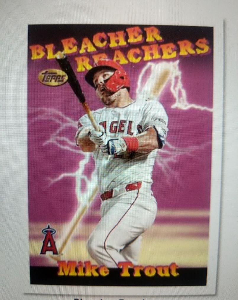 2023 Topps Archives #SB-7 Mike Trout Bleacher Reachers — front