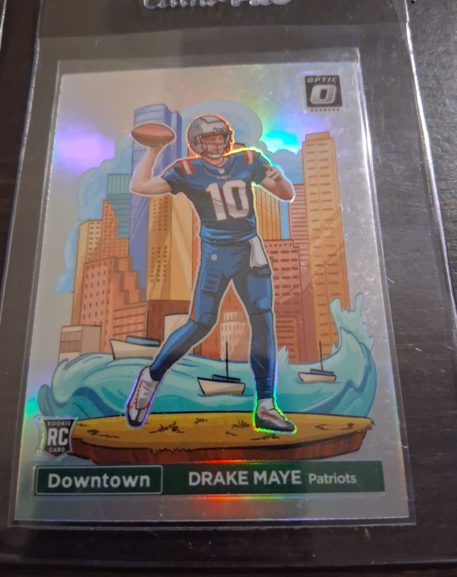 2024 Panini Donruss Optic - Downtown! Drake Maye #13 — front