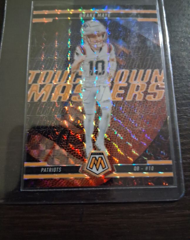 2025 Panini Mosaic #10 Drake Maye Touchdown Masters — front