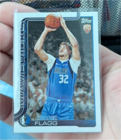 2025 Topps Basketball #201 Cooper Flagg — front