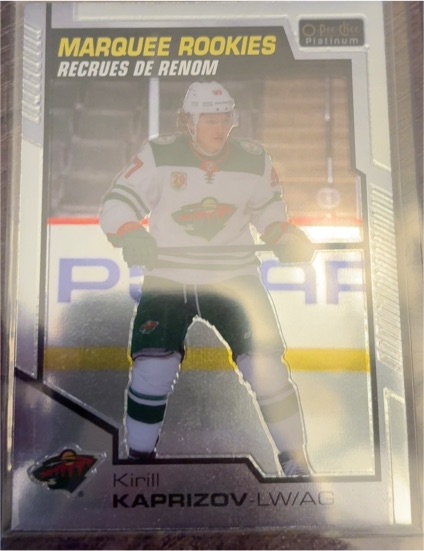 2020-21 O-Pee-Chee Platinum #200 Kirill Kaprizov Marquee Rookie — front
