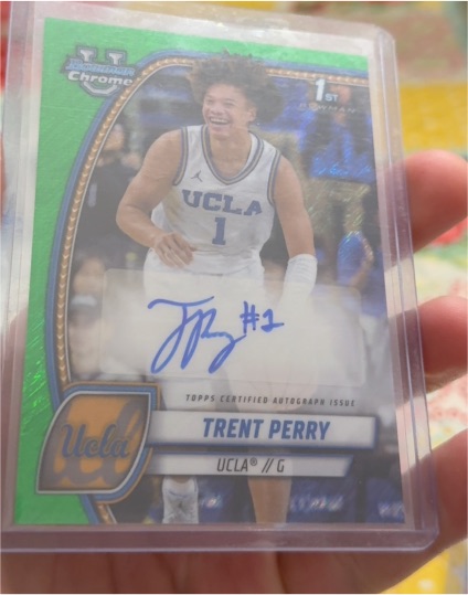 2024-25 Bowman Chrome University #67 Trent Perry — front