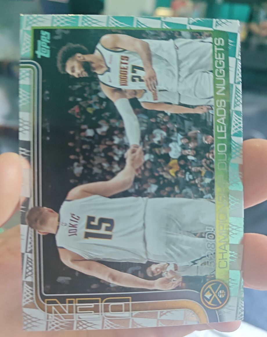 2025-26 Topps #286 Nikola Jokić 5280! Championship Duo Leads Nuggets — front