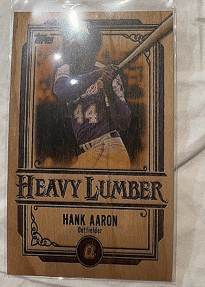 2025 Topps Series 2 #HL-25 Hank Aaron Heavy Lumber — front