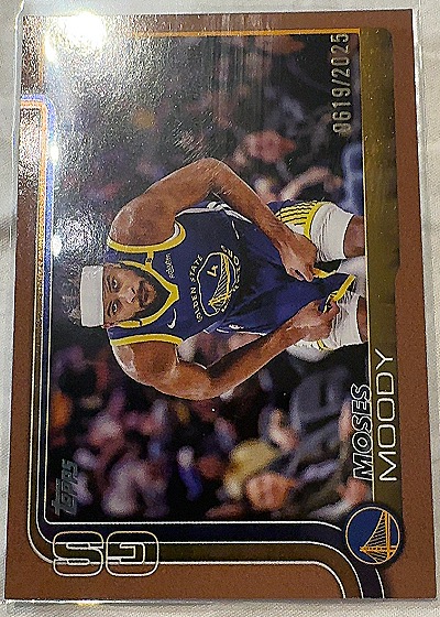 2025-26 Topps #140 Moses Moody — front