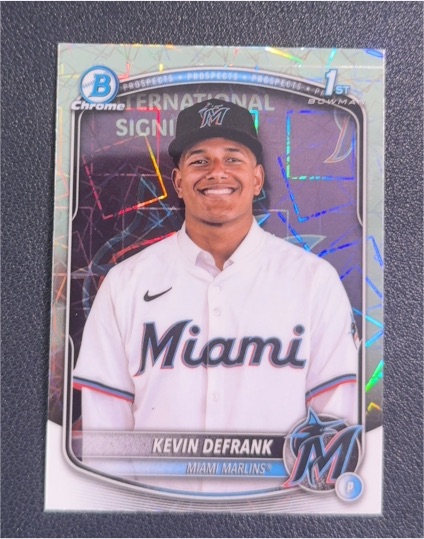 2025 Bowman Chrome #BCP-205 Kevin Defrank — front