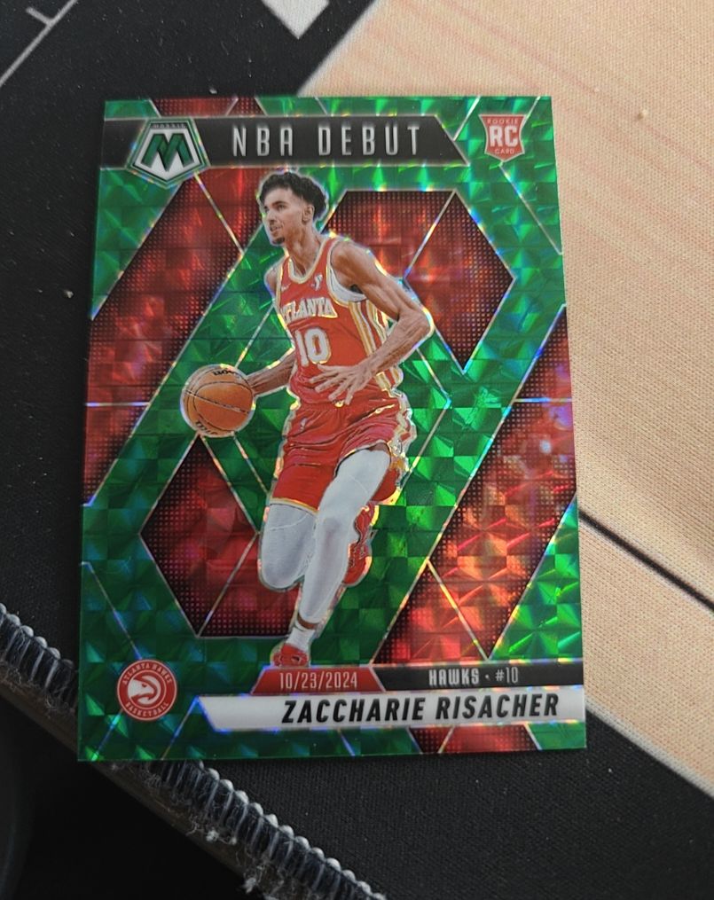2024-25 Panini Mosaic #269 NBA Debut Zaccharie Risacher — front
