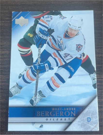 2005-06 Upper Deck #324 Marc-Andre Bergeron — front