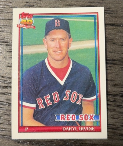 1991 Topps #189 Daryl Irvine — front