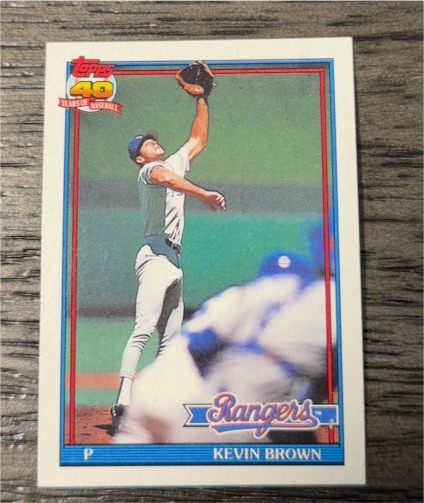 1991 Topps #584 Kevin Brown — front