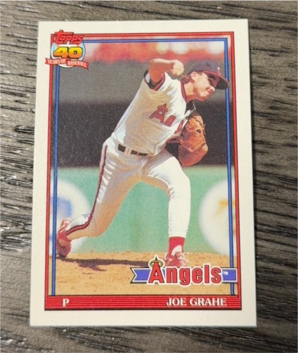 1991 Topps #426 Joe Grahe — front