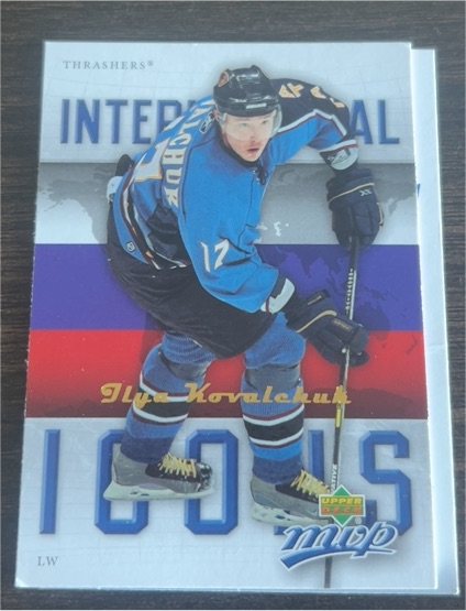 2006-07 Upper Deck MVP International Icons #II2 Ilya Kovalchuk — front