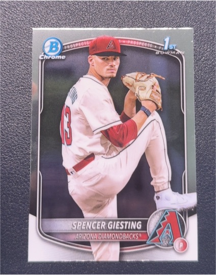 2025 Bowman Chrome #BCP-165 Spencer Giesting — front