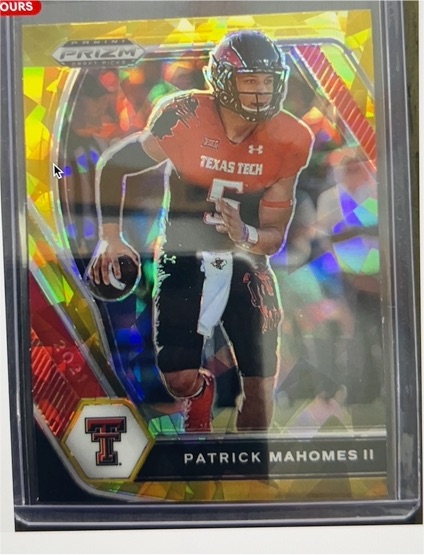 2021 Panini Prizm Draft Picks Collegiate #7 Patrick Mahomes II — front