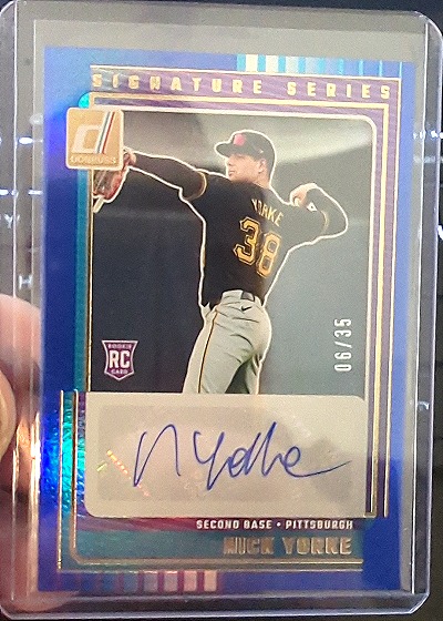 2025 Donruss Signature Series #SG-NYK Nick Yorke — front