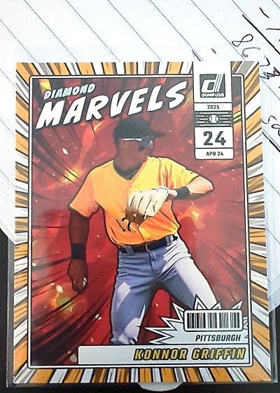 2025 Donruss Diamond Marvels #5 Konnor Griffin — front