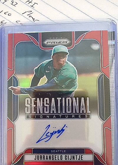 2025 Panini Prizm Sensational Signatures #SS-JC Jurrangelo Cijntje — front