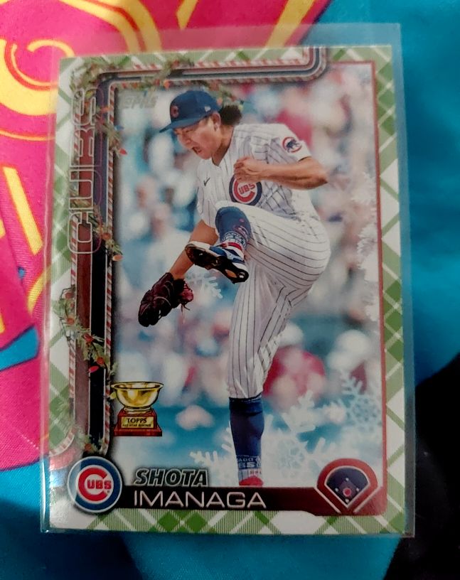 2025 Topps Holiday #H123 Shota Imanaga — front
