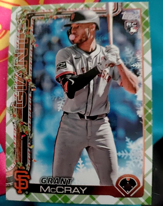 2025 Topps Holiday #H53 Grant McCray — front