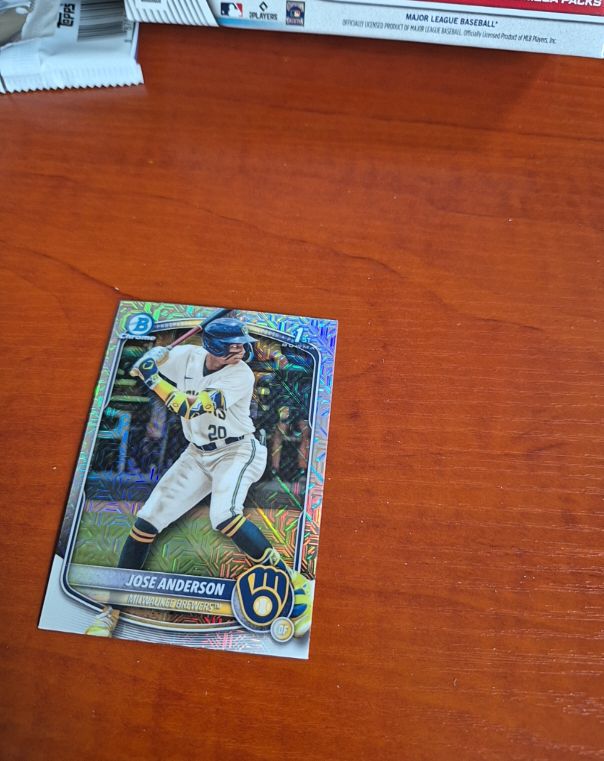 2025 Bowman Chrome #BCP-193 Jose Anderson — front