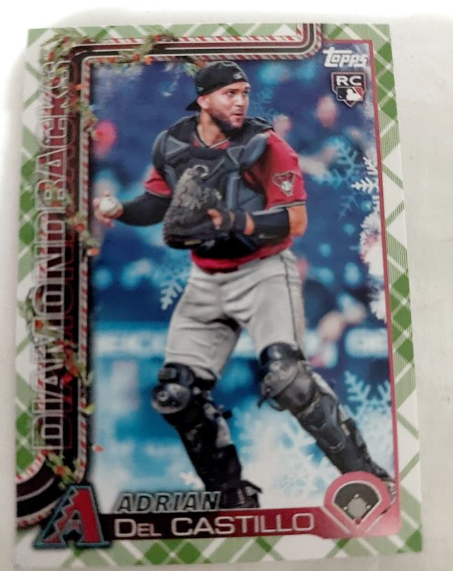 2025 Topps Holiday #H181 Adrian Del Castillo — front