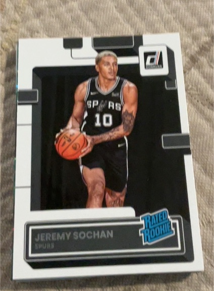 2022-23 Panini Donruss #209 Jeremy Sochan Rated Rookie — front
