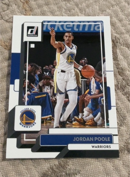 2022-23 Panini Donruss #120 Jordan Poole — front