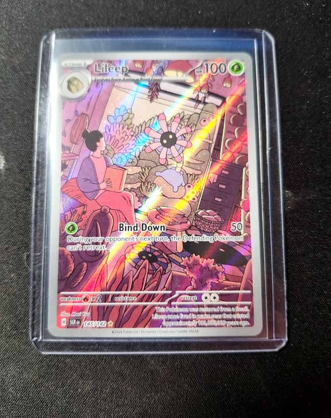 2024 Pokémon SV07 Stellar Crown #145/142 Lileep Illustration Rare — front