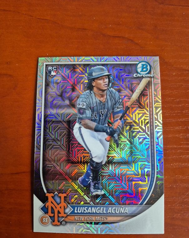 2025 Bowman Chrome #83 Luisangel Acuna — front
