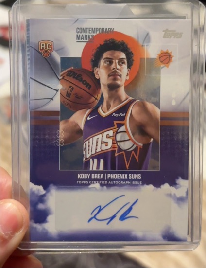 2025-26 Topps Contemporary Marks #CM-KB Koby Brea — front