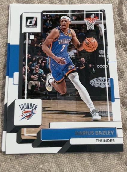 2022-23 Donruss #104 Darius Bazley — front