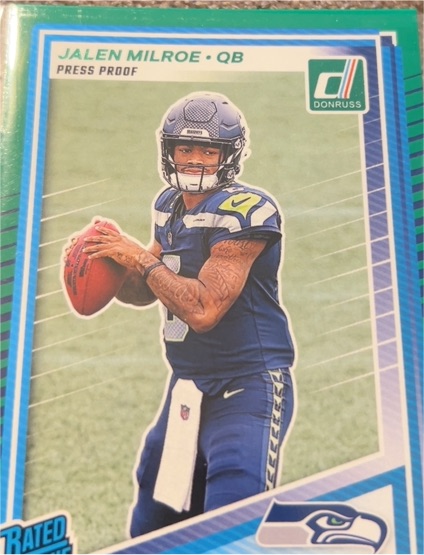 2025 Donruss #307 Jalen Milroe — front