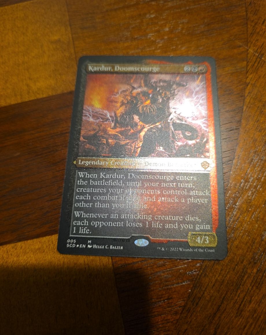 2023 Magic: The Gathering #005 Kardur, Doomscourge — front
