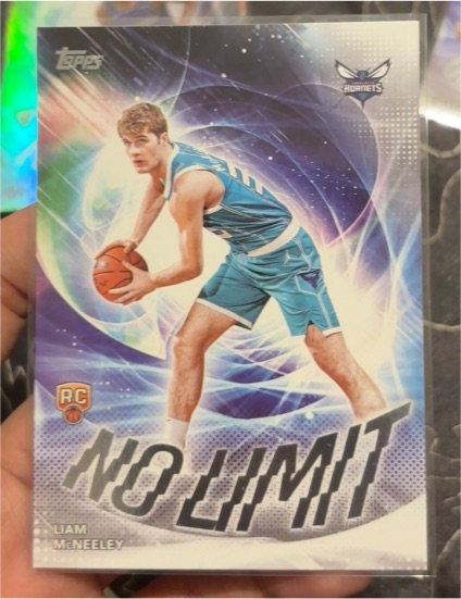 2025-26 Topps #NL-29 Liam McNeeley No Limit Rookie — front