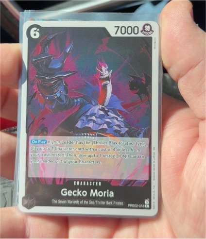 One Piece Card Game PRB02-013 Gecko Moria — front