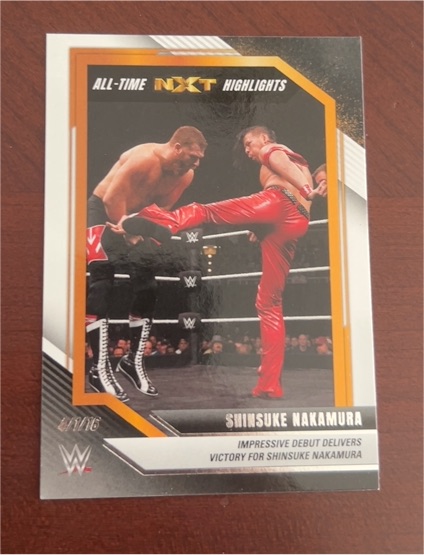 2022 Panini WWE NXT All-Time Highlights #20 Shinsuke Nakamura — front